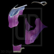 Thieve Card MagicianArmor and Boots 3D Model