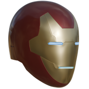 Iron Man Armored Adventures Helmet 3D model