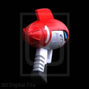 Red Android Blaster 3D Model
