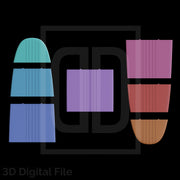 Shiny Cosmic Skater Board 3D Model