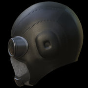 Spider-man Noir PS4 Mask - 3D Model