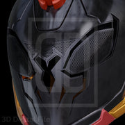 Cyber Webslinger Punk 2099 Helmet - MR Game 3D Model