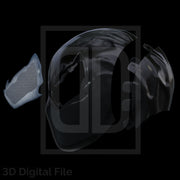 Webslinger Black Rage Mask - 3D Model