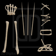 Wolf Berserk Claws 3D Model