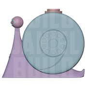 Gold Snail Phone - 3D File