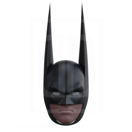 Buffed Bat Cowl 3D Model