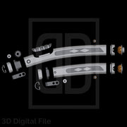 Double White Laser Swords - Star Wars 3D Models