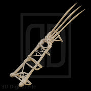 Wolf Berserk Claws 3D Model