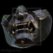 Samurai Specter Mask 3D Model
