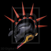 Cyber Webslinger Punk 2099 Helmet - MR Game 3D Model