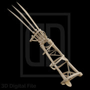 Wolf Berserk Claws 3D Model