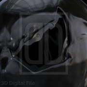 Webslinger Black Rage Mask - 3D Model