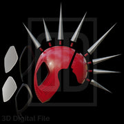 Spider Hero Punk - BTSV Faceshell 3D Model