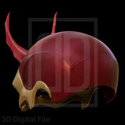 Devil Lawyer Flames Mask - MR Game 3D Model
