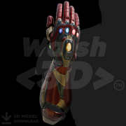 Mark 85 Gauntlet V2 3D Printable Model
