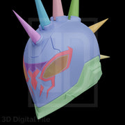 Cyber Webslinger Punk 2099 Helmet - MR Game 3D Model