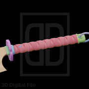 Flamboyant Hunter of Demons Katana 3D Model