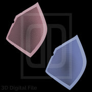 Webslinger Punk Champion Faceshell - 3D Model