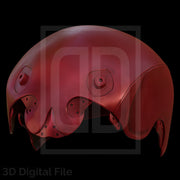 Devil Lawyer Flames Mask - MR Game 3D Model