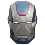 Motorized Iron Patriot MK1 Helmet 3D Model