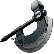 Rotta the Hutt axe with wall stand