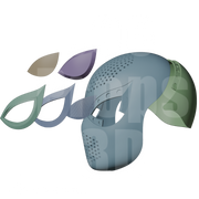 WebHead 2.0 Faceshell STL File - JP3D