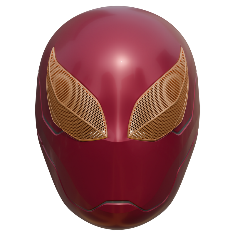 パーツ marvel Iron-Spider PS4 Helmet 3D Model – Wireframe