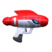 Red Android Blaster 3D Model