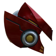 Megaman Zero helmet (MXCC) [3D Print Model]