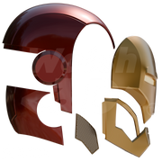 Walsh3D / Zaack3D Ironman Classic Helmet 3D Print Model