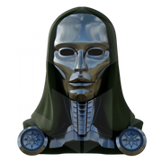 Latverian witch mask and neck armor parts