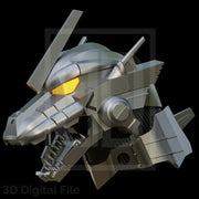 Mecha Godzilla Mask 3D Model