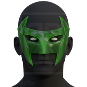 Kyle Renner Green Lantern Mask - 3D Model