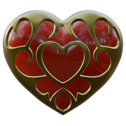 Legend of Zelda Heart Container - 3D File