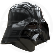 Episode 4 Black Space Villain Helmet 3D Model