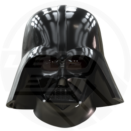 Episode 4 Black Space Villain Helmet 3D Model