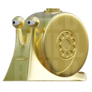 Gold Snail Phone - 3D File