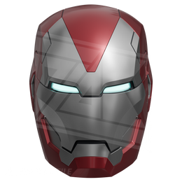 Iron Patriot Helmet 3D Model
