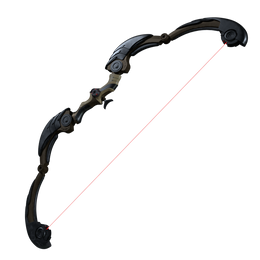 Predator Badlands folding bow with laser and rope modules