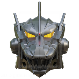 Mecha Godzilla Mask 3D Model