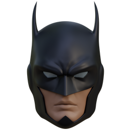 Batman DCMAU Cowl 3D Model