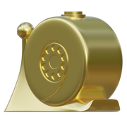 Golden Den Den Mushi (Transponder Snail) - 3D File