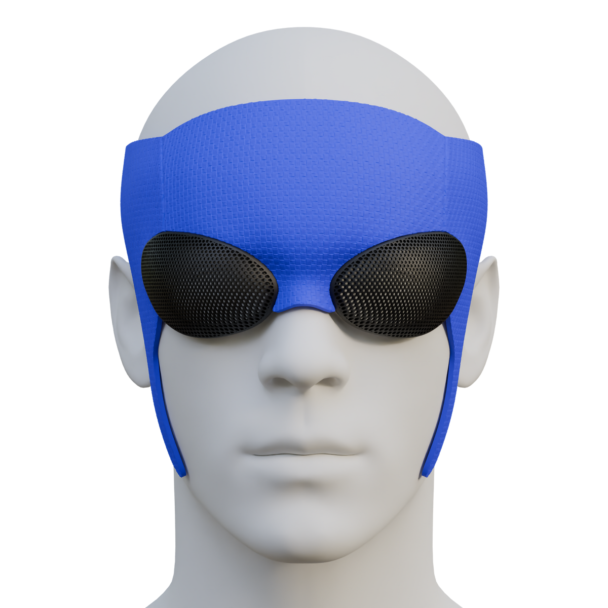 Invincible Season 3 Mask 3D Printable Model – Wireframe