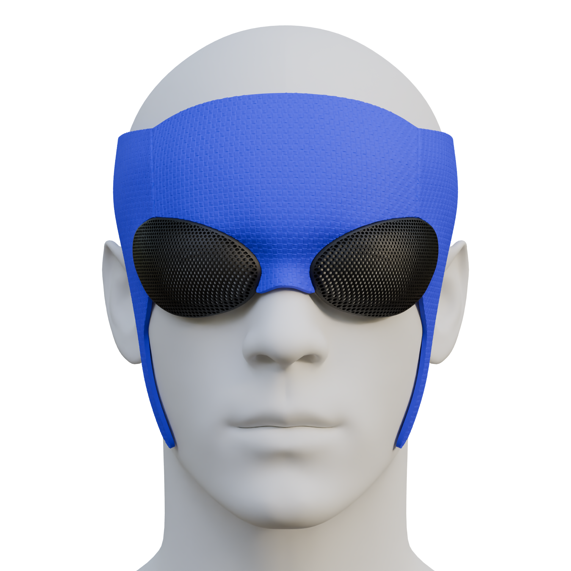 Invincible Season 3 Mask 3D Printable Model – Wireframe