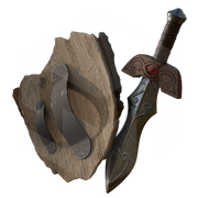 Zelda remastered Kokiri sword and Deku shield