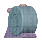 Gold Snail Phone - 3D File