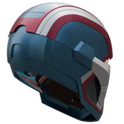 Motorized Iron Patriot MK1 Helmet 3D Model