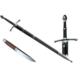 Strider’s sword with knife and sheath