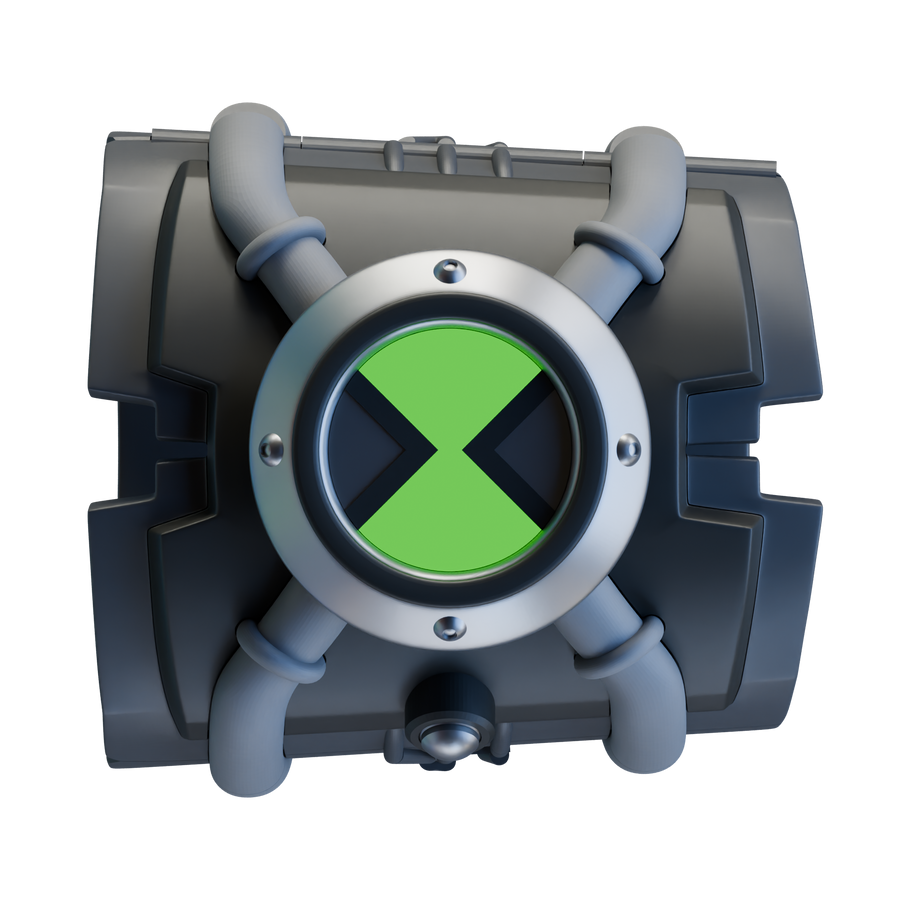 Ben 10 Race Against Time Omnitrix Pop Up 3D Printable File – Wireframe