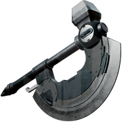 Space Axe with wall stand